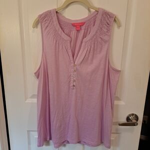 Lilly Pulitzer Essie Tank Top - Lilac Freesia